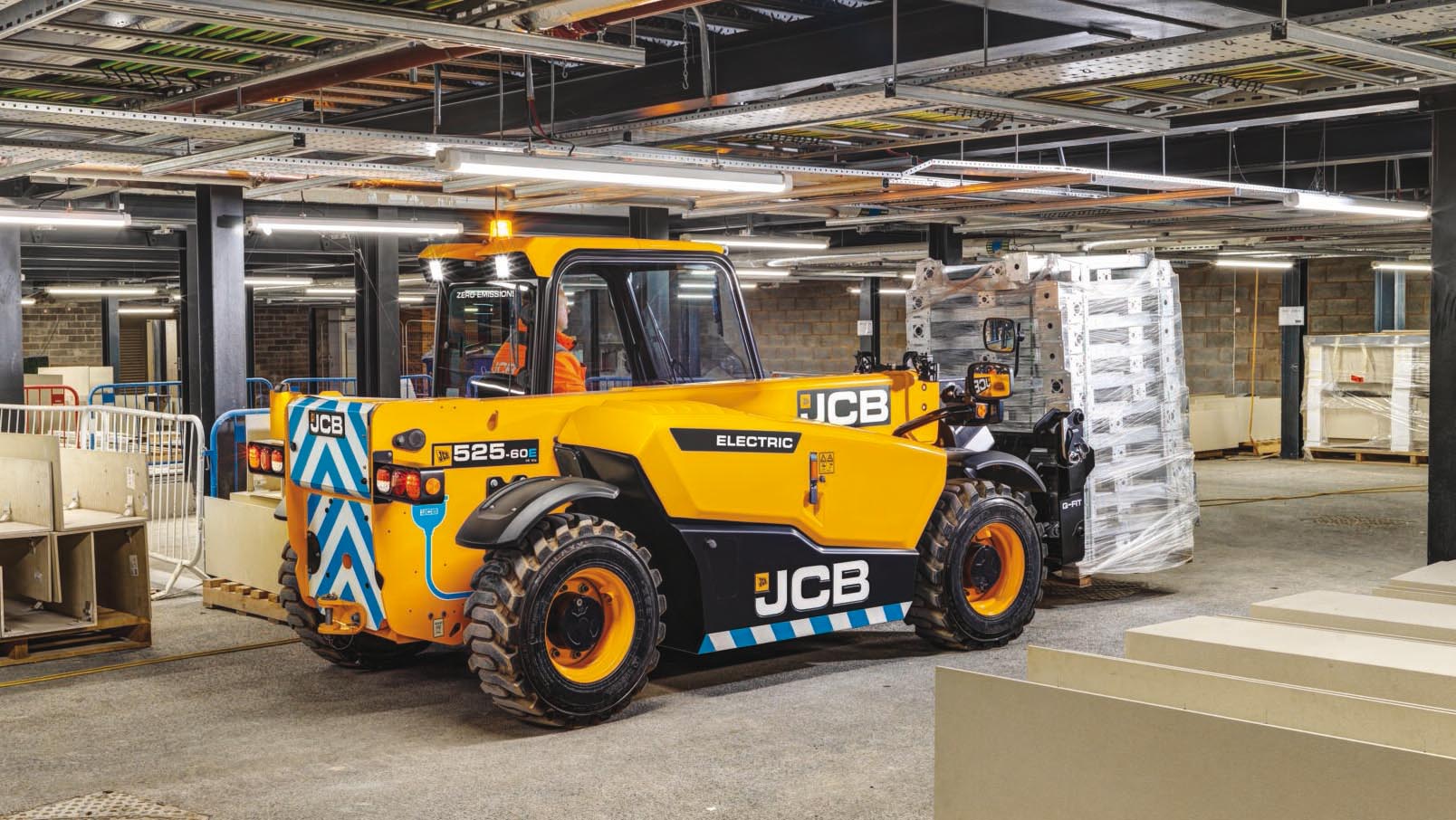 Null Emissionen dank JCB E-TECH